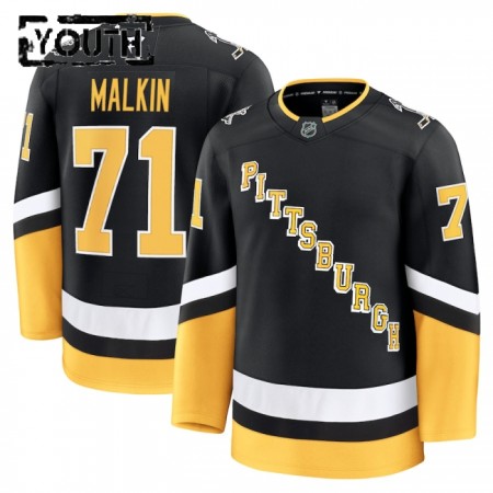 Pittsburgh Penguins Hockeydrakt Fanatics Premium Evgeni Malkin 2024-25 Svart Tredje - Barn